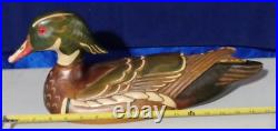 Big Sky Carvers Large 17.75 Decoy 2002 Wood Duck