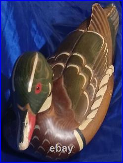 Big Sky Carvers Large 17.75 Decoy 2002 Wood Duck