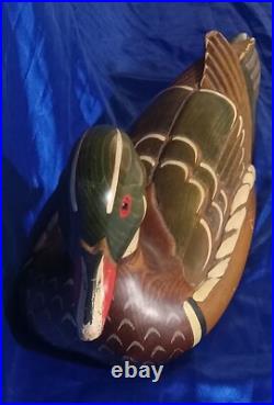 Big Sky Carvers Large 17.75 Decoy 2002 Wood Duck
