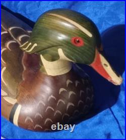 Big Sky Carvers Large 17.75 Decoy 2002 Wood Duck
