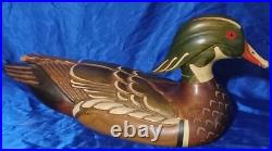 Big Sky Carvers Large 17.75 Decoy 2002 Wood Duck