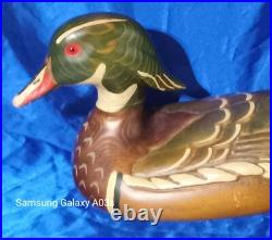 Big Sky Carvers Large 17.75 Decoy 2002 Wood Duck