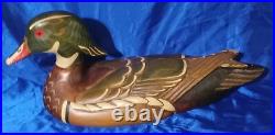 Big Sky Carvers Large 17.75 Decoy 2002 Wood Duck