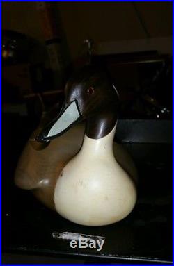 Big Sky Carvers Large 19 Duck Decoy Decoration signed Mary Stephens 2003