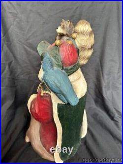 Big Sky Carvers Large Santa Fishing Buddies Signed Numbered A0460 21 Outdoor