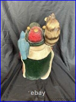 Big Sky Carvers Large Santa Fishing Buddies Signed Numbered A0460 21 Outdoor