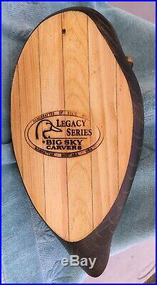 Big Sky Carvers Legacy Series Black Duck Decoy solid wood Life Size