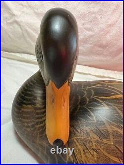 Big Sky Carvers Legacy Series Black Mallard Solid Wood Duck Decoy