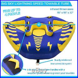 Big Sky Carvers Lightning Speed Towable For 1-4 People