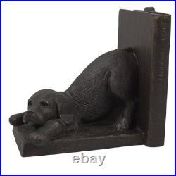 Big Sky Carvers Limited Edition Puppy Bookends Handcrafted in Montana, USA 1996