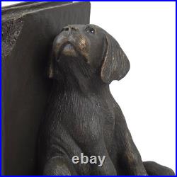 Big Sky Carvers Limited Edition Puppy Bookends Handcrafted in Montana, USA 1996