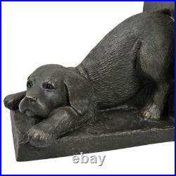 Big Sky Carvers Limited Edition Puppy Bookends Handcrafted in Montana, USA 1996