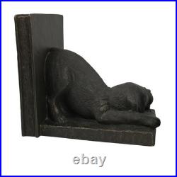 Big Sky Carvers Limited Edition Puppy Bookends Handcrafted in Montana, USA 1996