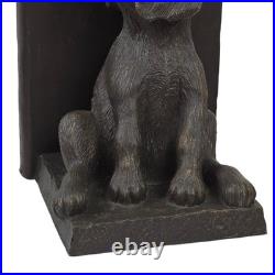 Big Sky Carvers Limited Edition Puppy Bookends Handcrafted in Montana, USA 1996