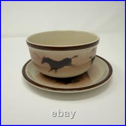 Big Sky Carvers Lodge Stoneware Collection Wild Horse II Dinnerware 26 piece Set