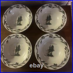Big Sky Carvers Lodge Stoneware Woodland Moose 12-Pc Dinnerware Set