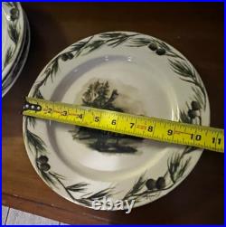 Big Sky Carvers Lodge Stoneware Woodland Moose 12-Pc Dinnerware Set