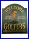 Big-Sky-Carvers-Made-In-Usa-19x16-Welcome-Golfers-Hand-Made-Sign-Wood-01-uxp
