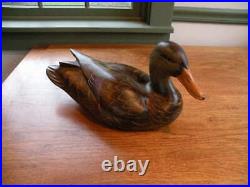 Big Sky Carvers Maine Black Duck Wood Carving