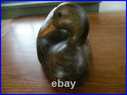 Big Sky Carvers Maine Black Duck Wood Carving