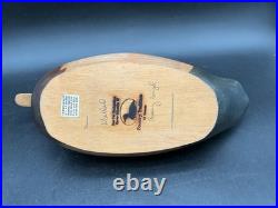 Big Sky Carvers Mallard Drake Duck Decoy Hand Carved Basswood Montana