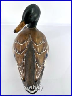 Big Sky Carvers Mallard Drake Duck Decoy Mary Stevens Signed Limited Edition VTG