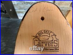Big Sky Carvers Mallard Drake Duck Decoy Wood Artist Signed