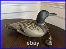 Big Sky Carvers Mallard Duck Decoy 17 Signed W Lee Smith Hand Carved Wood