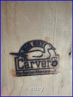 Big Sky Carvers Mallard Duck Decoy 17 Signed W Lee Smith Hand Carved Wood