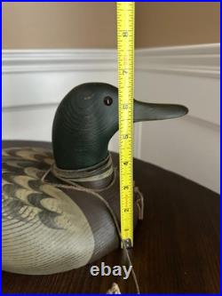 Big Sky Carvers Mallard Duck Decoy 17 Signed W Lee Smith Hand Carved Wood