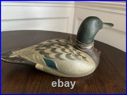 Big Sky Carvers Mallard Duck Decoy 17 Signed W Lee Smith Hand Carved Wood
