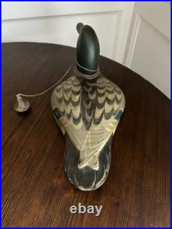 Big Sky Carvers Mallard Duck Decoy 17 Signed W Lee Smith Hand Carved Wood