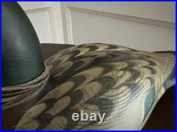 Big Sky Carvers Mallard Duck Decoy 17 Signed W Lee Smith Hand Carved Wood