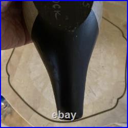 Big Sky Carvers Mallard Duck Decoy Hand Carved Wood Signed Duncan Bullock