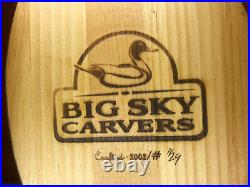 Big Sky Carvers Mallard Duck Decoy Signed 1 of 29 Mint Hand Carved