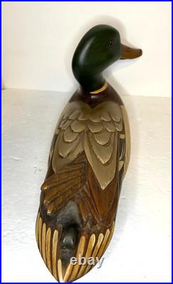 Big Sky Carvers Mallard Duck Decoy Signed By Artist Crafted 2003 # 1/3 19.5