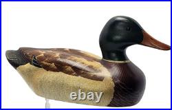 Big Sky Carvers Mallard Duck Decoy Signed Thomas Chandler Bozeman Montana Wood