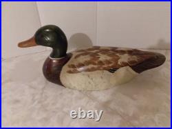 Big Sky Carvers Mallard Duck Decoy Signed Thomas Chandler Bozeman Montana Wood