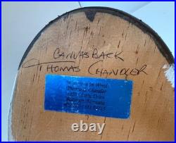 Big Sky Carvers Mallard Duck Decoy Signed Thomas Chandler Bozeman Montana Wood
