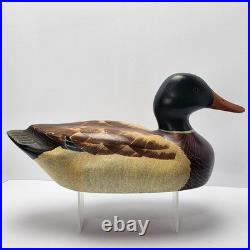 Big Sky Carvers Mallard Duck Decoy Signed Thomas Chandler Bozeman Montana Wood