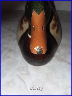 Big Sky Carvers Mallard Duck Decoy Signed Thomas Chandler Bozeman Montana Wood