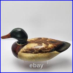Big Sky Carvers Mallard Duck Decoy Signed Thomas Chandler Bozeman Montana Wood