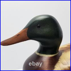 Big Sky Carvers Mallard Duck Decoy Signed Thomas Chandler Bozeman Montana Wood