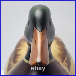Big Sky Carvers Mallard Duck Decoy Signed Thomas Chandler Bozeman Montana Wood