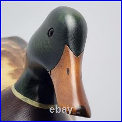 Big Sky Carvers Mallard Duck Decoy Signed Thomas Chandler Bozeman Montana Wood