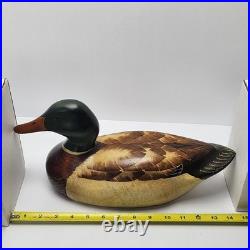 Big Sky Carvers Mallard Duck Decoy Signed Thomas Chandler Bozeman Montana Wood