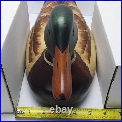Big Sky Carvers Mallard Duck Decoy Signed Thomas Chandler Bozeman Montana Wood
