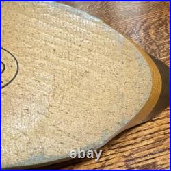 Big Sky Carvers Mallard Duck Decoy Wood Carving Bozeman Montana Signature Faded