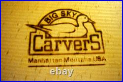 Big Sky Carvers Mallard Duck PINTAIL Signed SILLY A. MC MURRAY