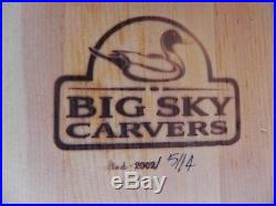 Big Sky Carvers Mallard Wood Duck Decoy (Artist Signed) Bozeman Montana